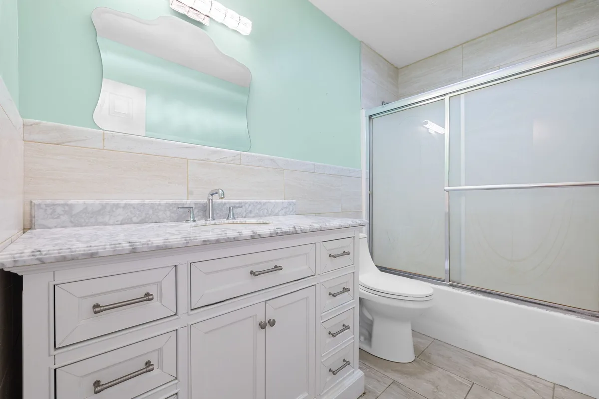 shared bathroom after